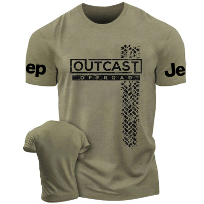 Outcast Off-Road Wheel Tracks Jp T-Shirt