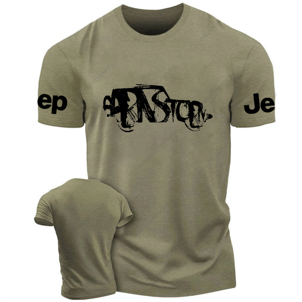 Black And White Hand-Painted Jp T-Shirt