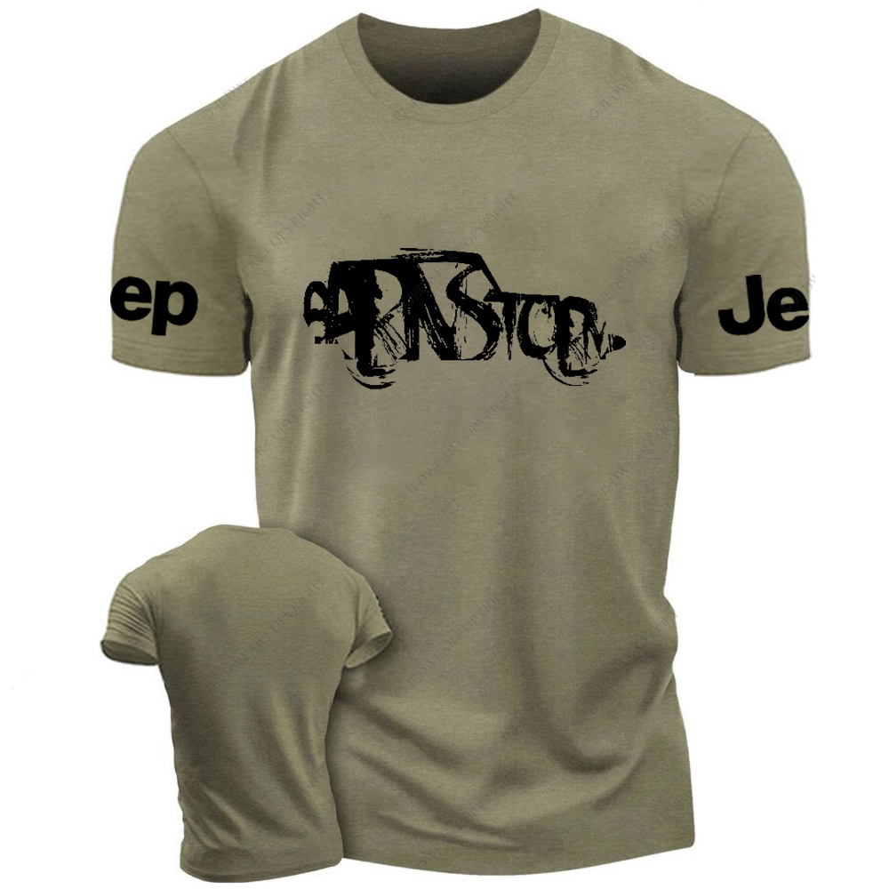 Black And White Hand-Painted Jp T-Shirt