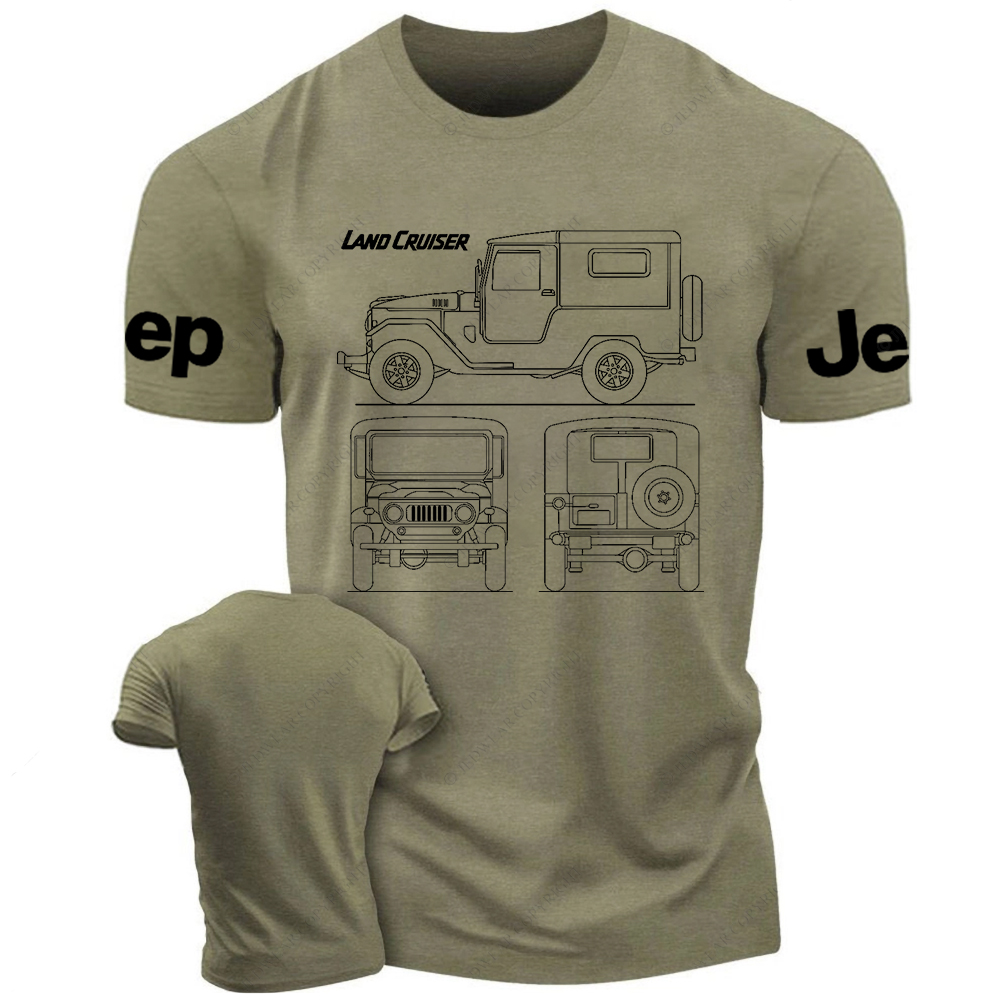  Land Cruiser Blueprint Classic Jp T-Shirt