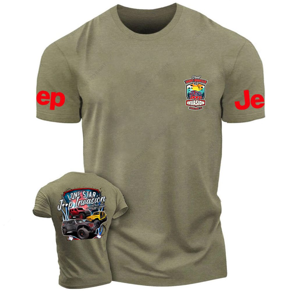 Great Smoky Mountain Lone Star Car Invasion Jp T-Shirt