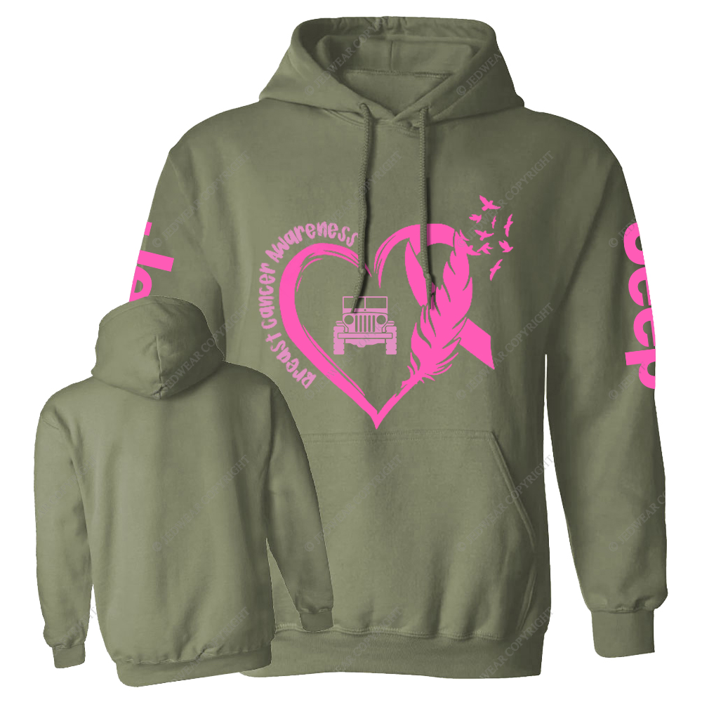 Breast Cancer Awareness Love Butterfly Jp Casual Hoodie