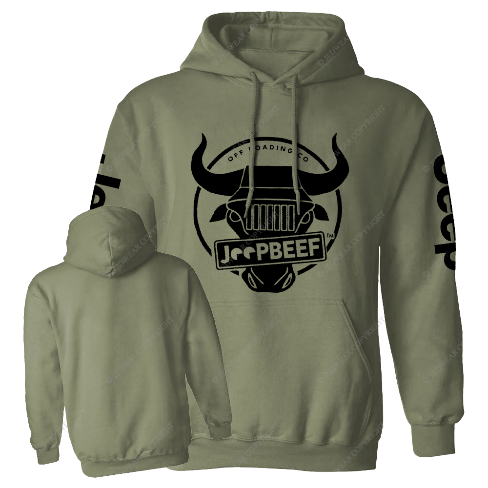 Western Style Bull Head Jp Casual Hoodie