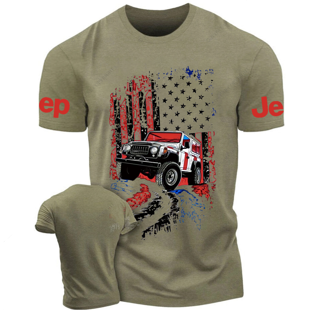 Wrangler JK American Flag Jp T-Shirt