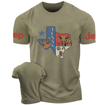 Texas Western Style Cow Jp T-Shirt