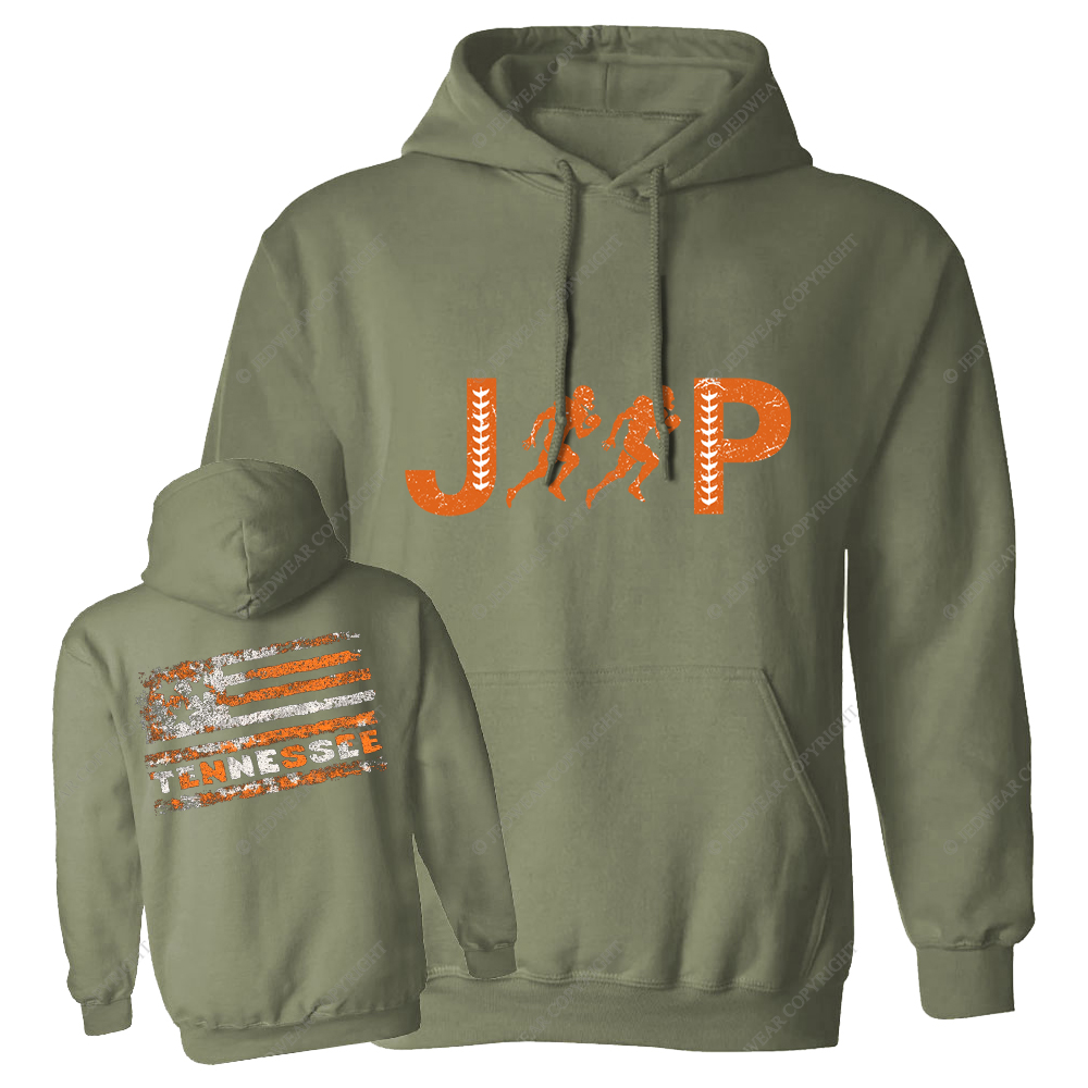 Tennessee Flag Baseball Jp Casual Hoodie