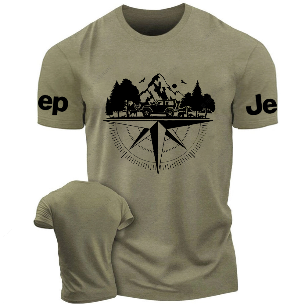 Safair Africa Sika Deer Zoo Compass Jp T-Shirt