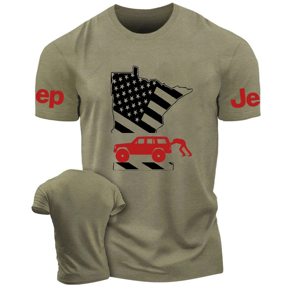 Cherokee American Flag Jp T-Shirt