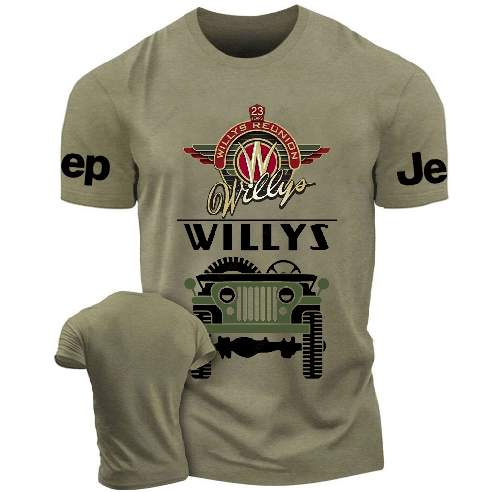 Army Military Vehicle Truck Willys Jp T-Shirt