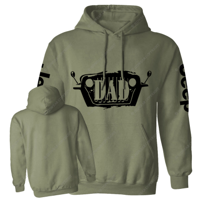 Dad Drive A Car Silhouette Jp Casual Hoodie
