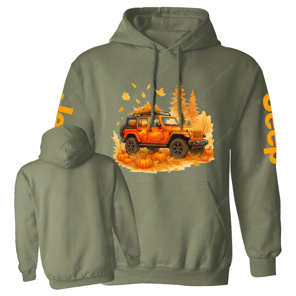 Fall Rustic Autumn Pumpkin Jp Casual Hoodie