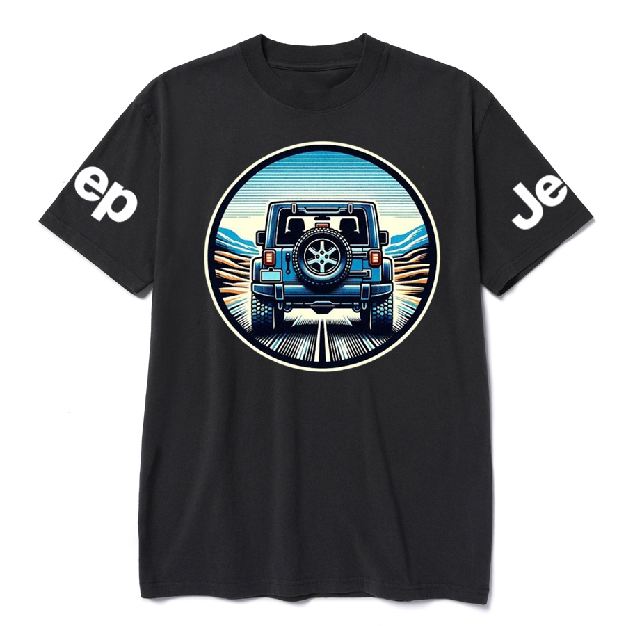 4-wheeling off in to the desert sunset Jp T-Shirt
