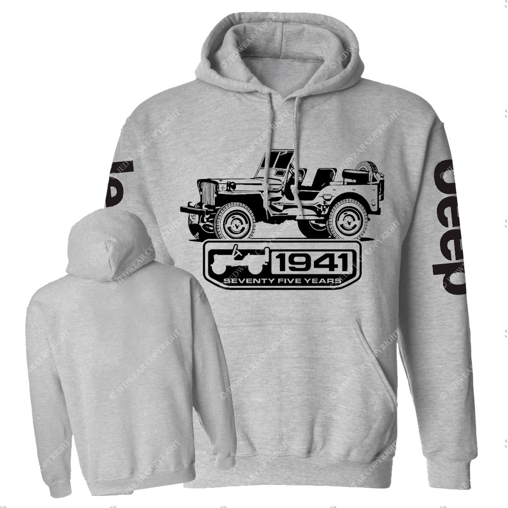 Willys 1941 Seventy Nine Years Jp Lover Casual Hoodie
