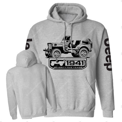 Willys 1941 Seventy Nine Years Jp Lover Casual Hoodie