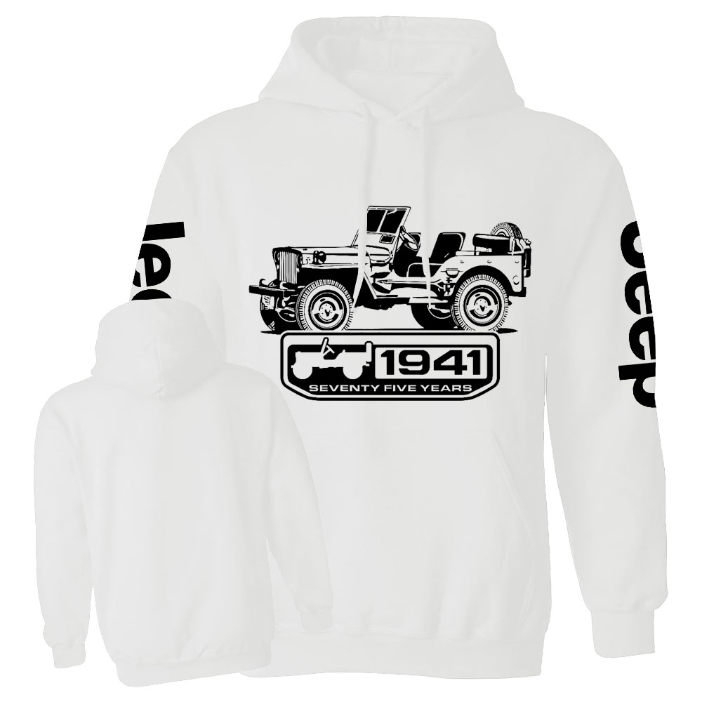 Willys 1941 Seventy Nine Years Jp Lover Casual Hoodie