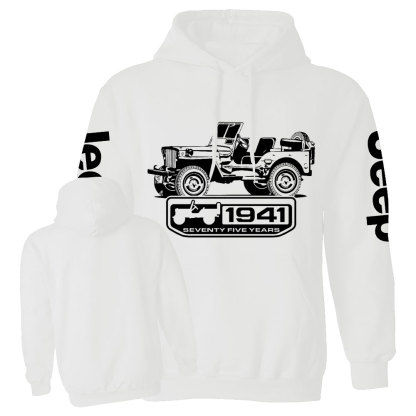 Willys 1941 Seventy Nine Years Jp Lover Casual Hoodie