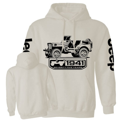 Willys 1941 Seventy Nine Years Jp Lover Casual Hoodie