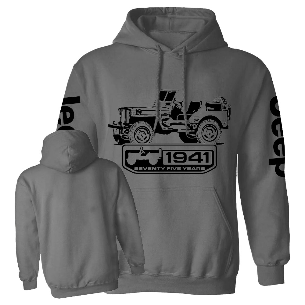 Willys 1941 Seventy Nine Years Jp Lover Casual Hoodie