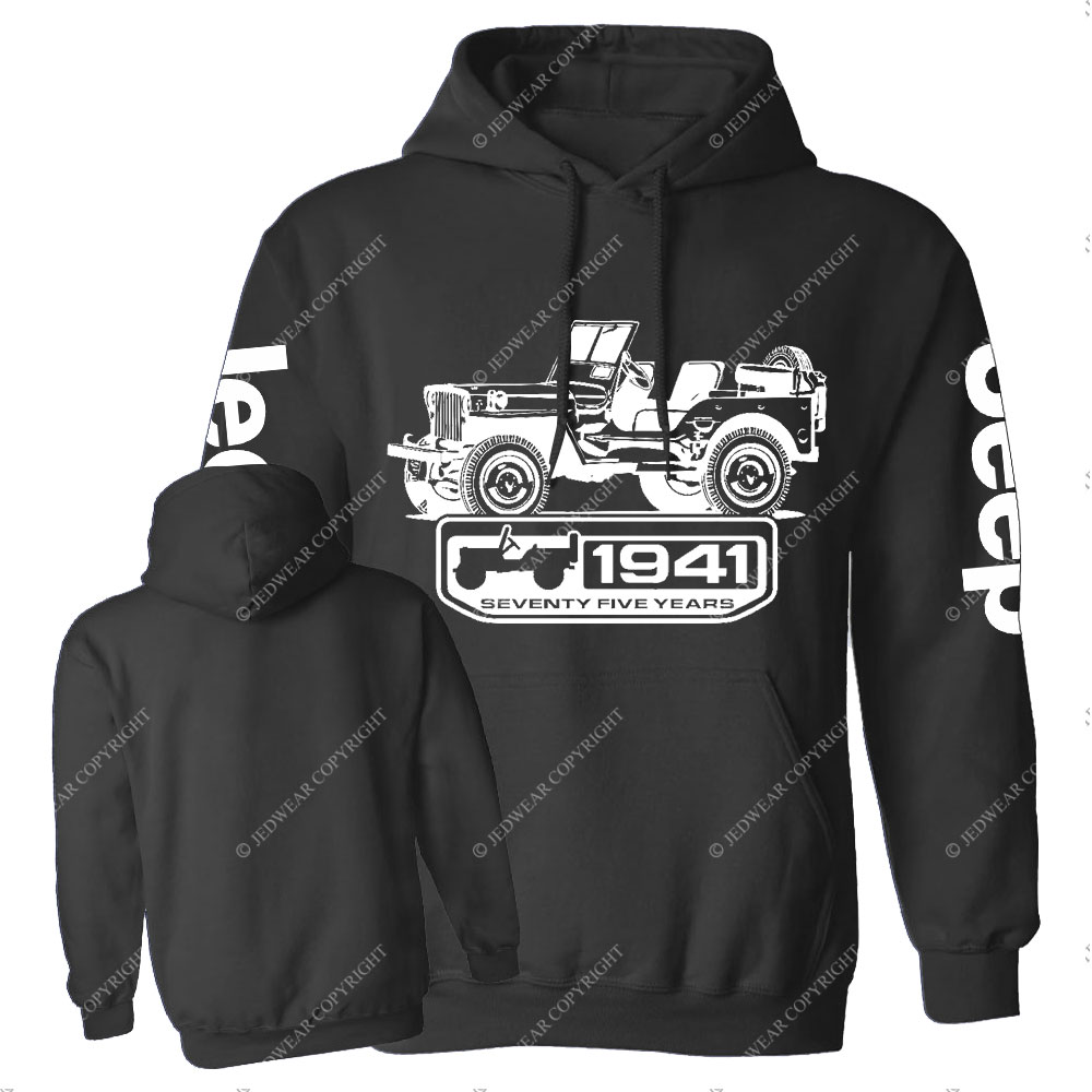 Willys 1941 Seventy Nine Years Jp Lover Casual Hoodie