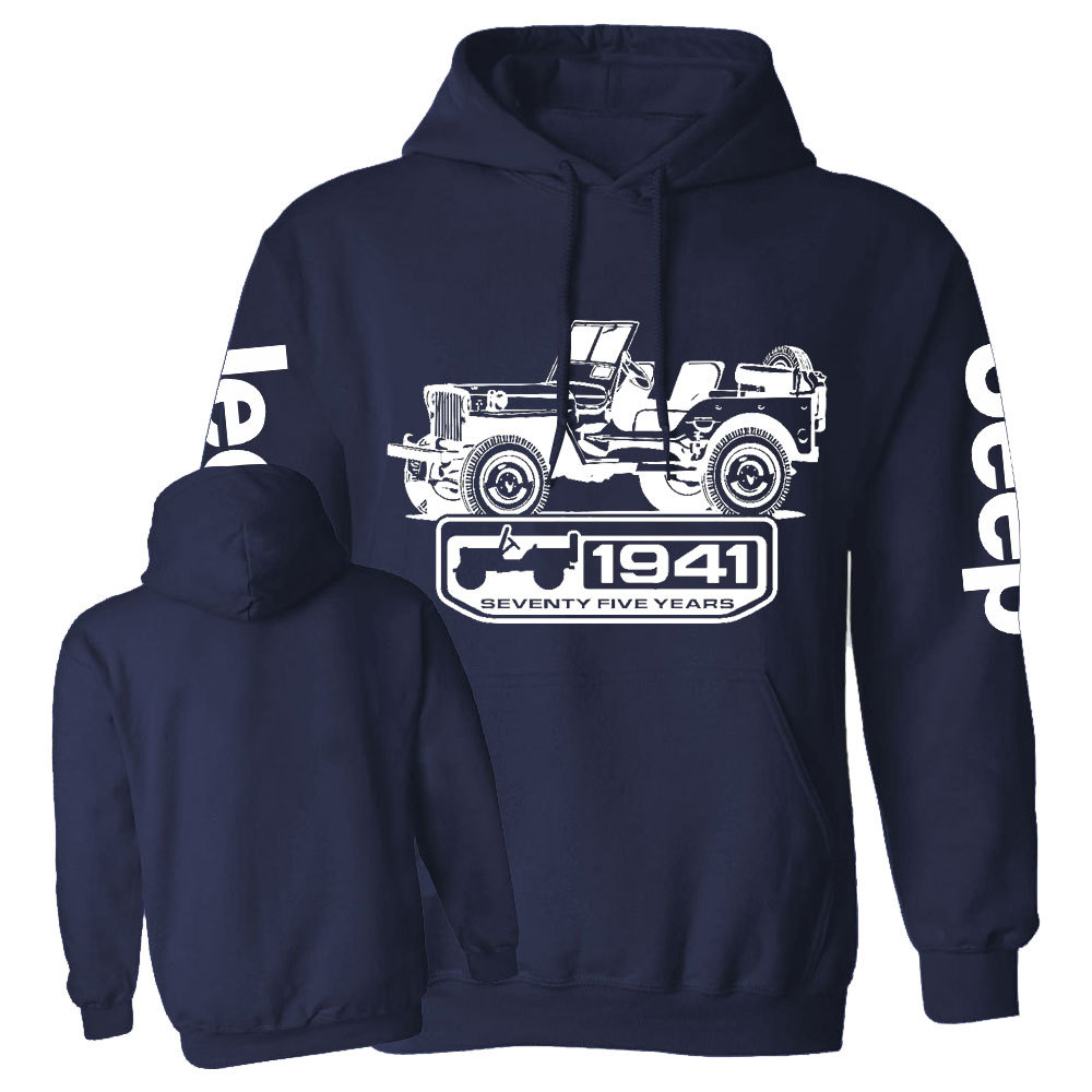Willys 1941 Seventy Nine Years Jp Lover Casual Hoodie