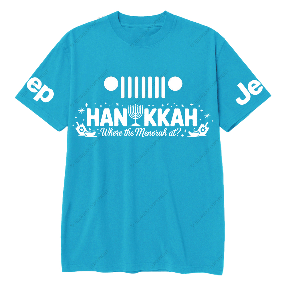 Funny Hanukkah Jewish Holiday Dreidel Menorah Joke Judaism Jp T-Shirt