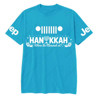 Funny Hanukkah Jewish Holiday Dreidel Menorah Joke Judaism Jp T-Shirt
