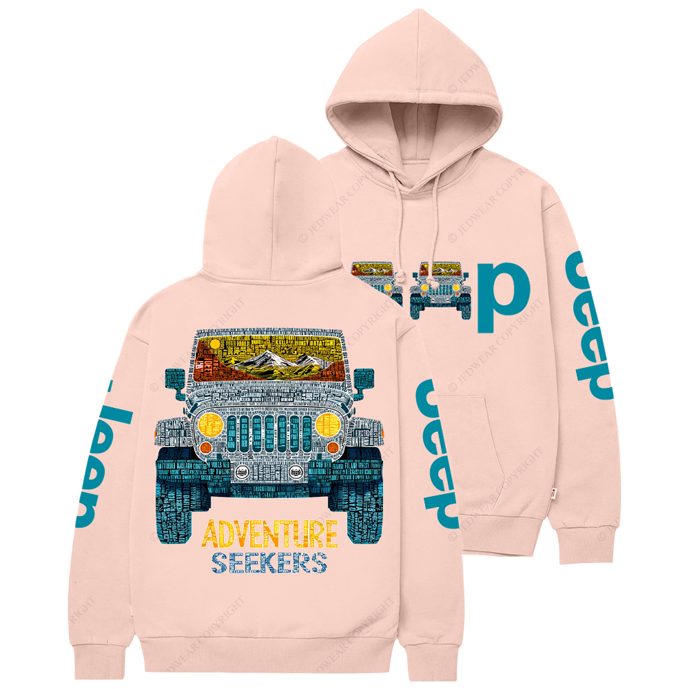 Adventure Seekers Jp Casual Hoodie