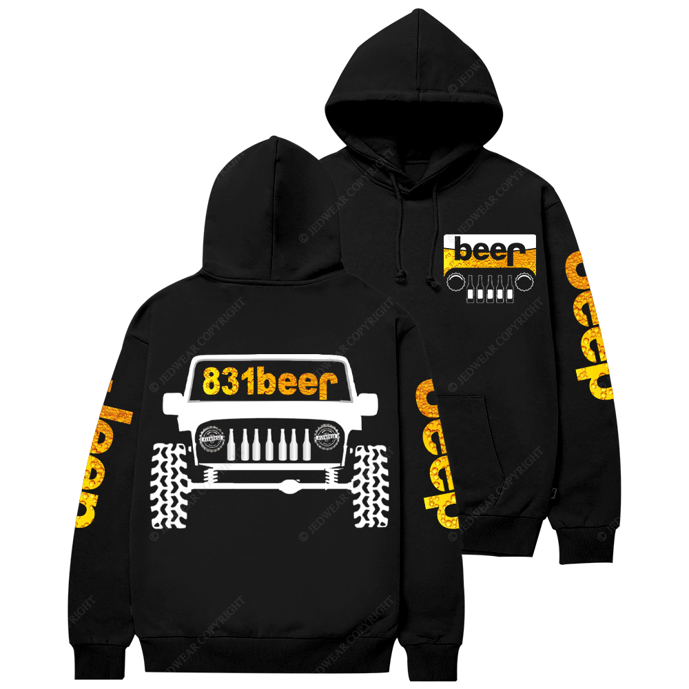Funny Retro Beer 831 Jp Casual Hoodie