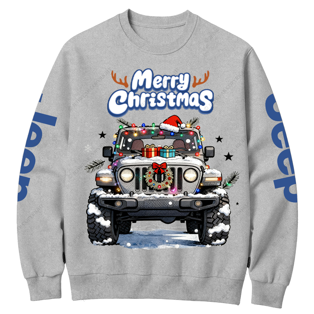 Merry Christmas Jp Crew Neck Sweatshirt