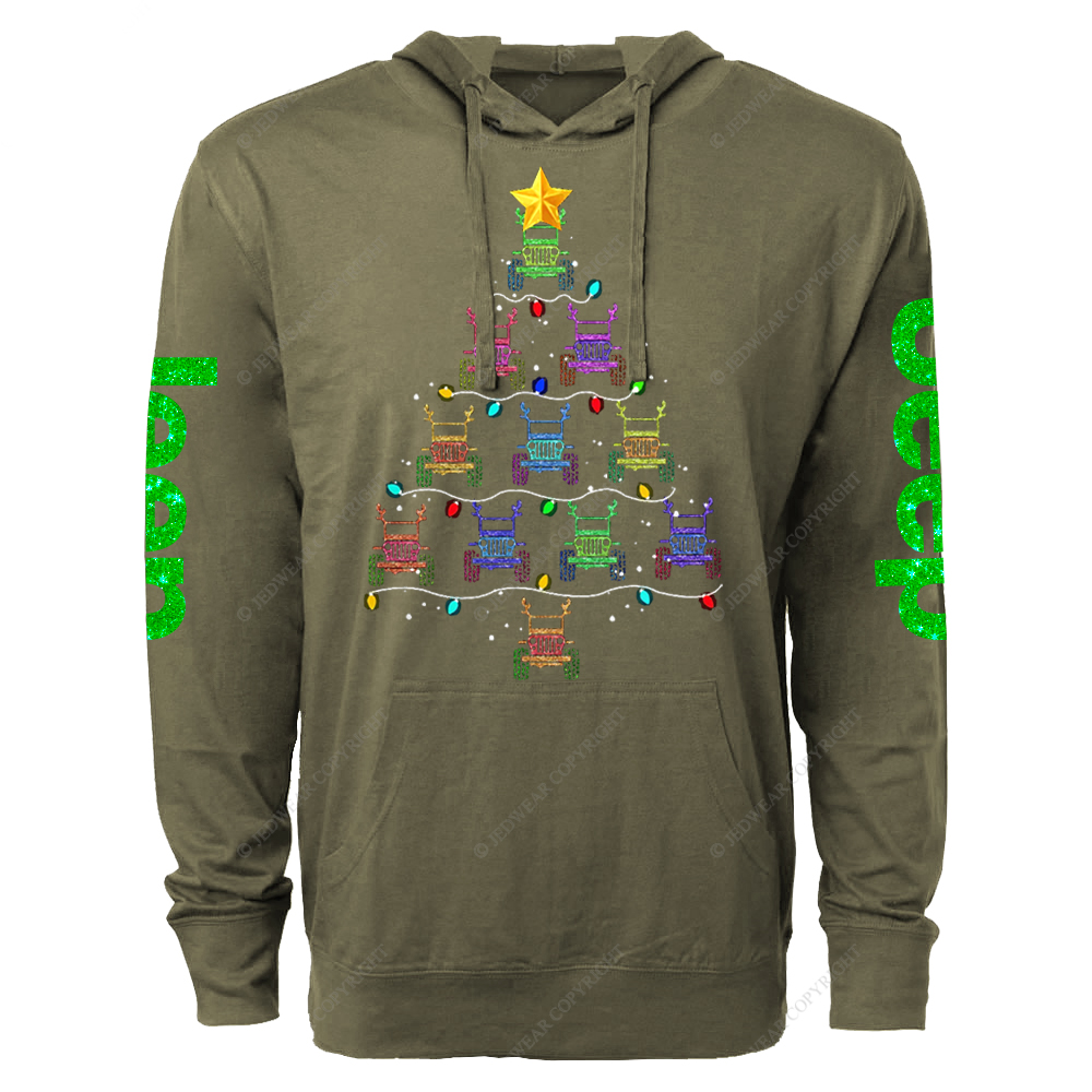 Merry Christmas Colorful Light Jp Oversized Lightweight Hoodie   