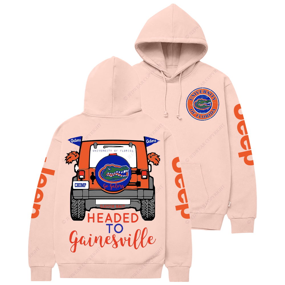 Headed To Gainesville Go Gators Football Jp Casual Hoodie