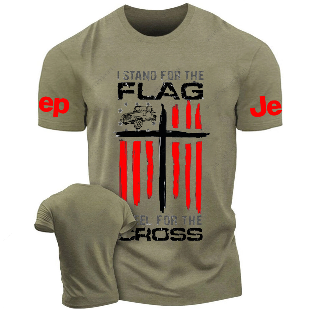 I Stand For The Flag Kneel For The Cross Jp T-Shirt