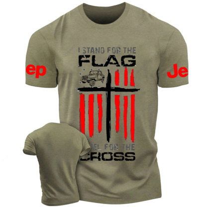 I Stand For The Flag Kneel For The Cross Jp T-Shirt