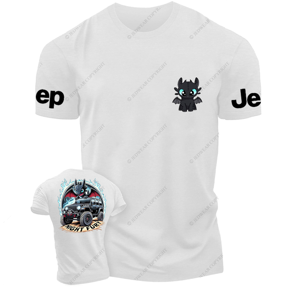 Night Fury Halloween A Little Bat Is Driving Rubicon Jp T-Shirt