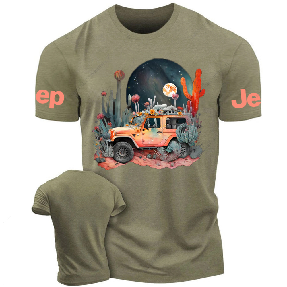 Off-Road Vehicle Boho Cactus Jp T-Shirt