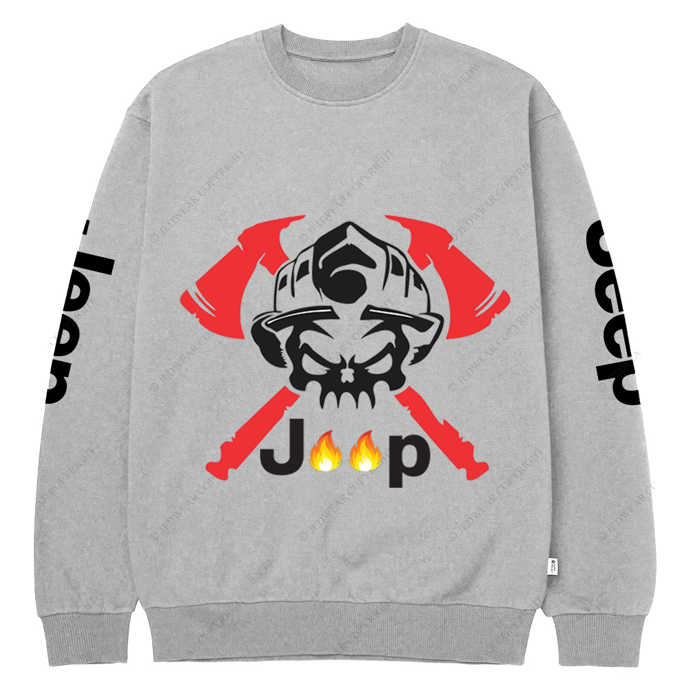 JP Firefighter Fire Extinguishing Tools Jp Crew Neck Sweatshirt