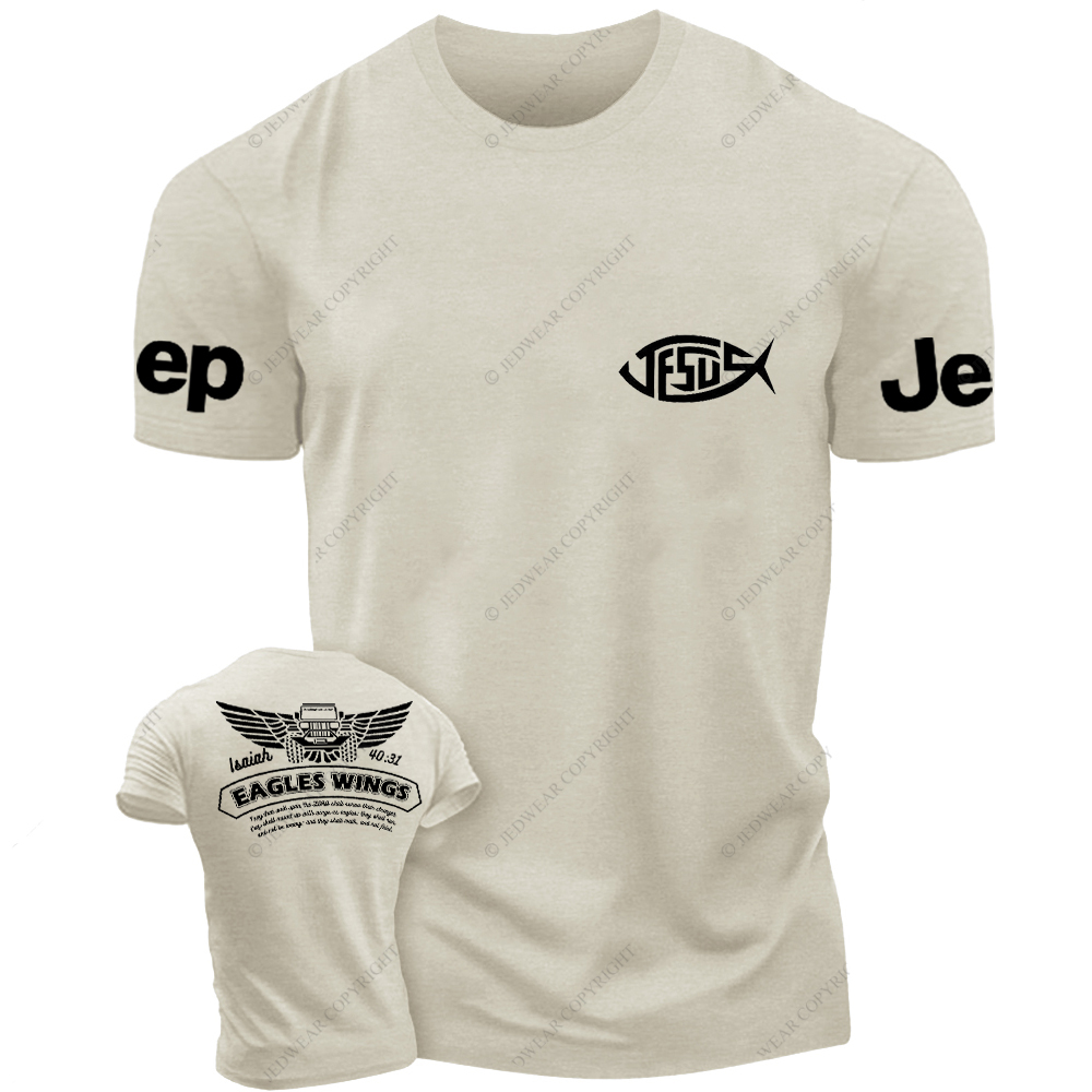 Religion Jesus Eagles Wings Isaiah  40:31 Jp T-Shirt