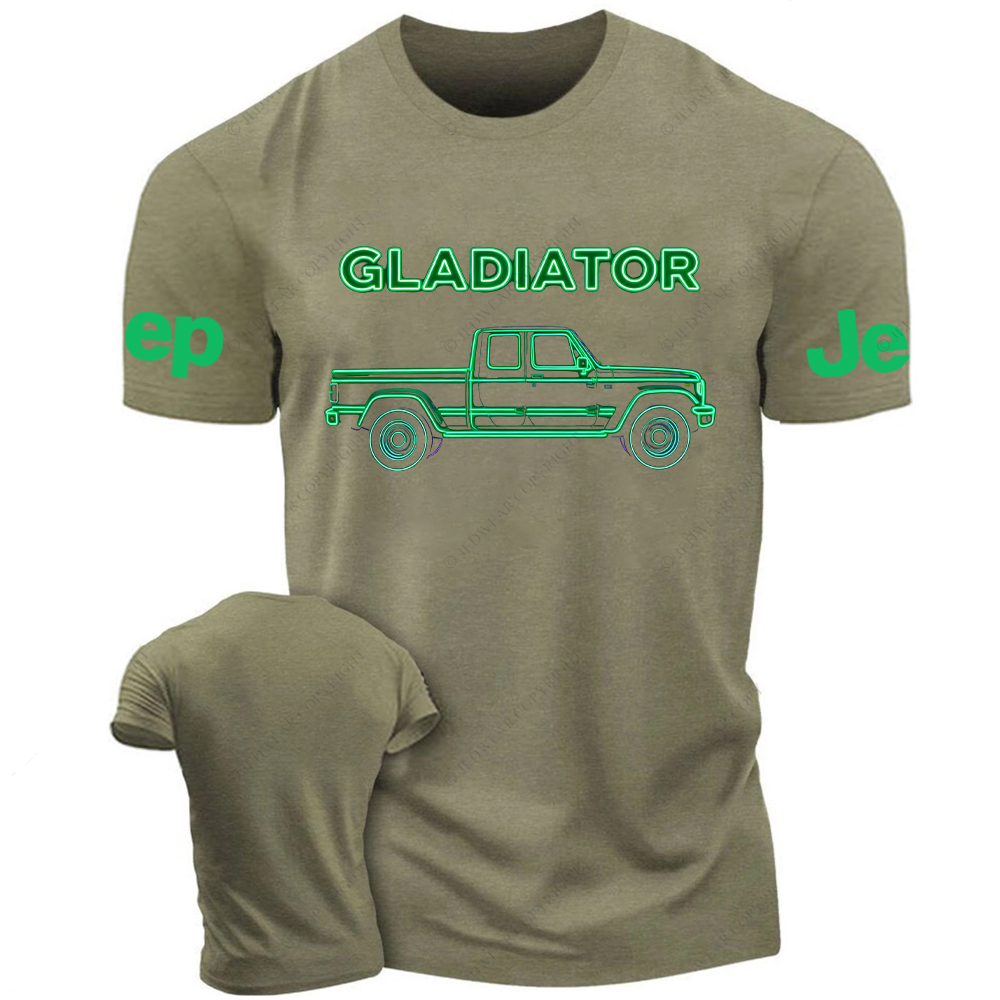 Colorful Neon Lines Gladiator Jp T-Shirt