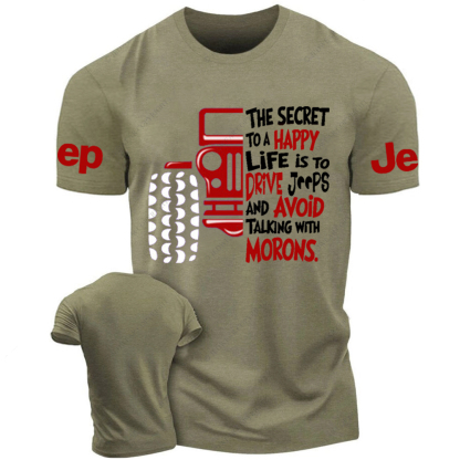 The Secret To A Happy Life Is To Drive Jp T-Shirt 