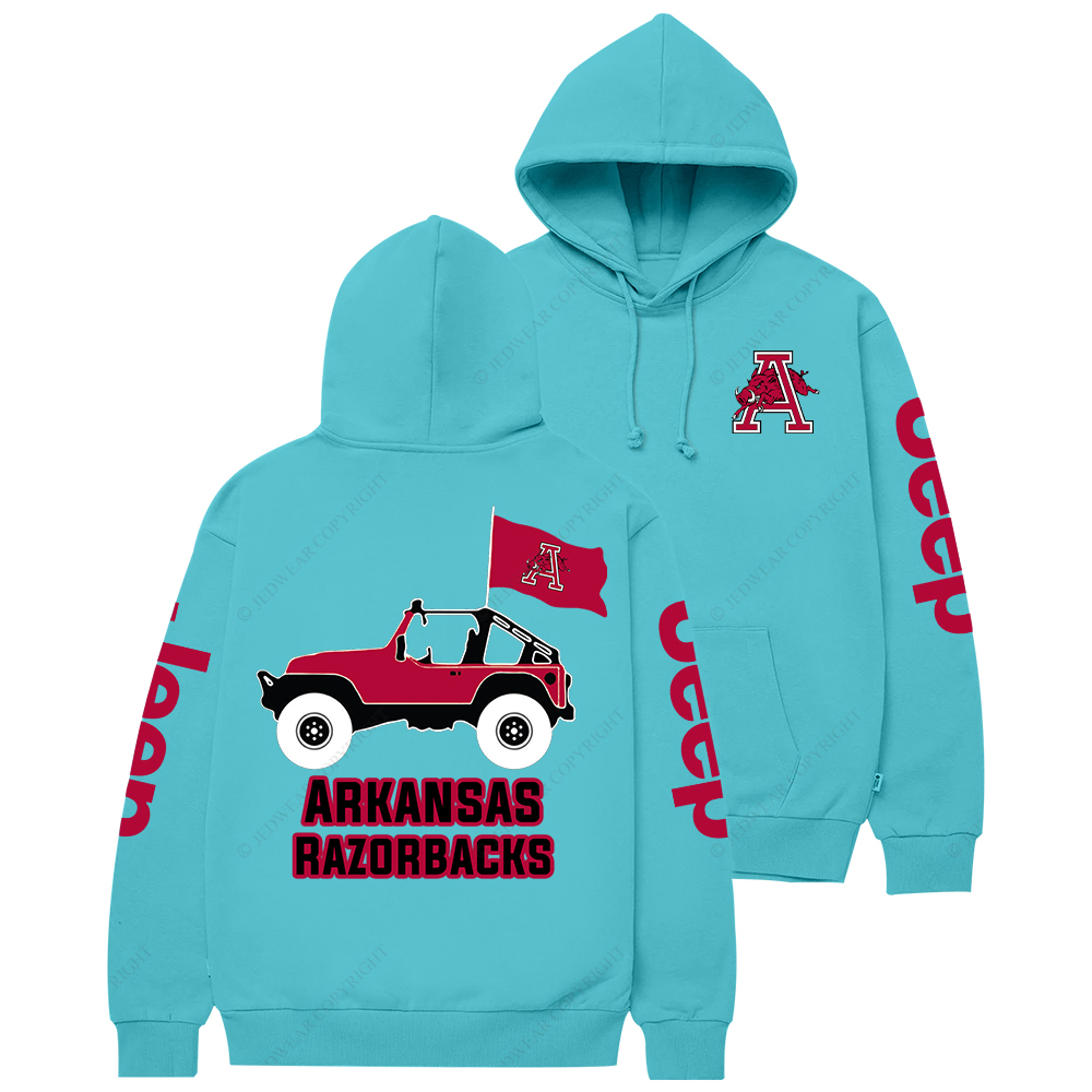 Arkansas Razorbacks Football Jp Casual Hoodie