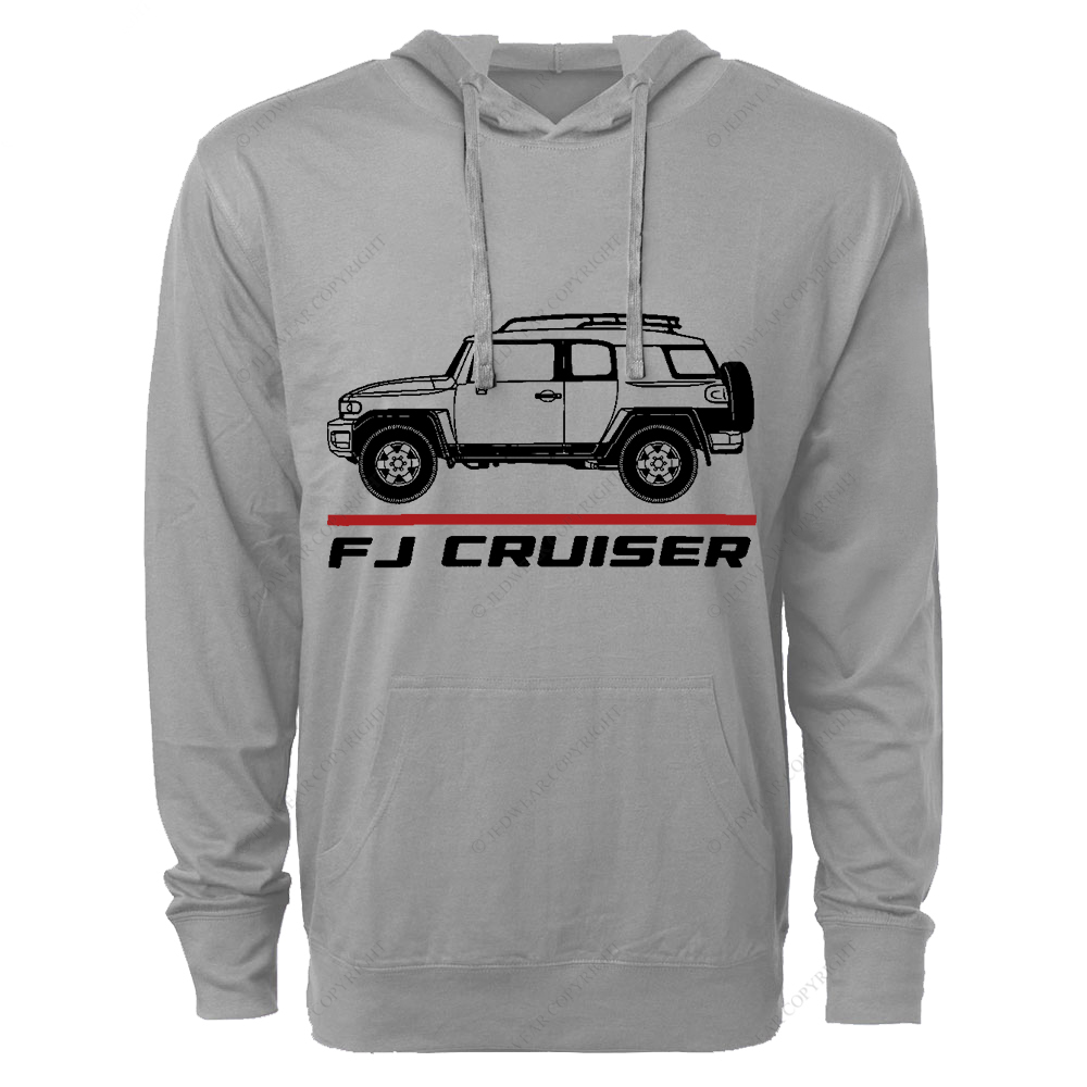 FJ Cruiser SUV Car FJ Oversized Lightweight Hoodie   