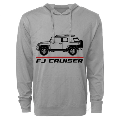 FJ Cruiser SUV Car FJ Oversized Lightweight Hoodie   