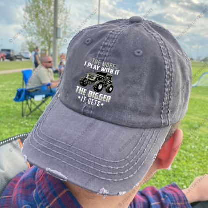 The More I Play With It The Bigger It Gets Jp Baseball Cap