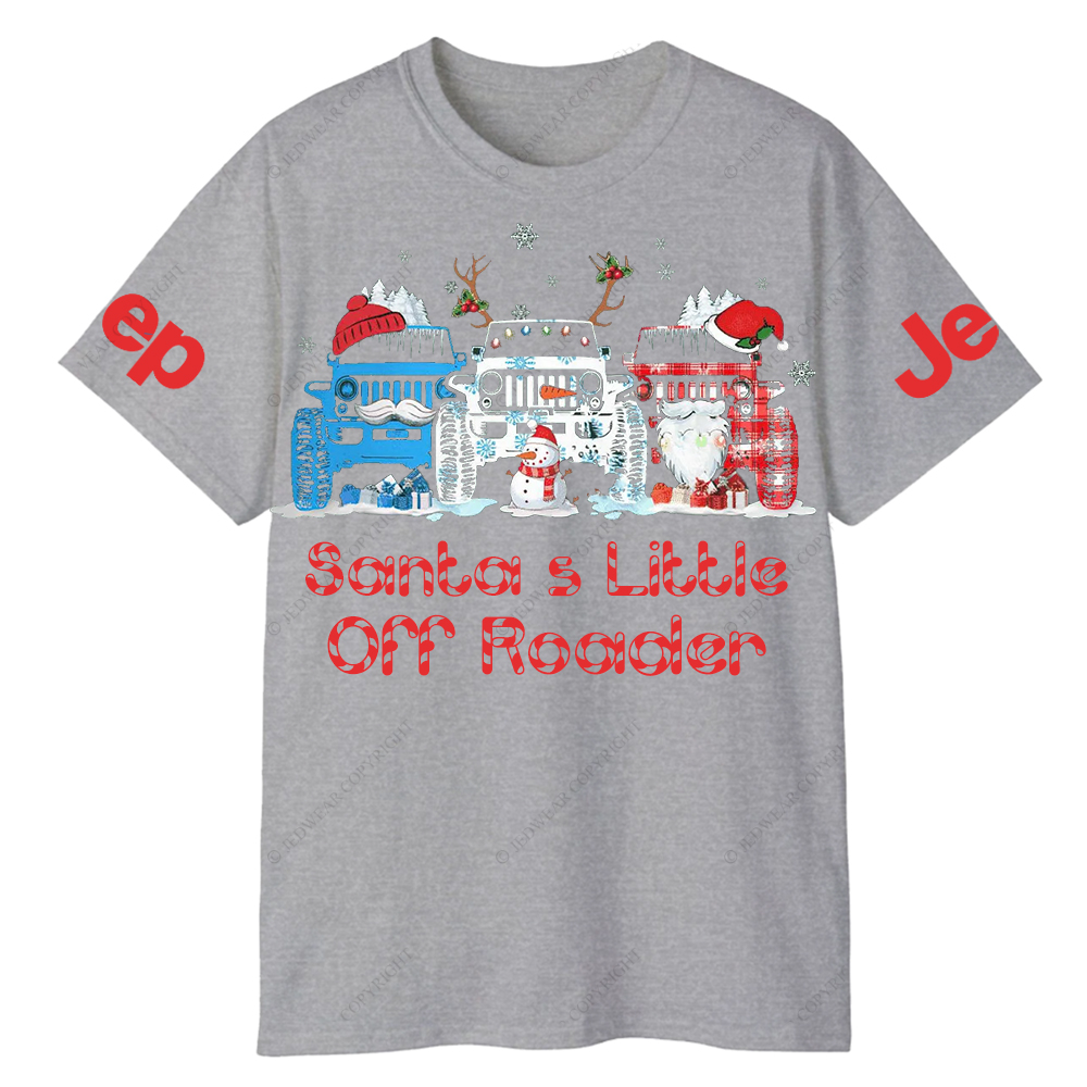 Santa’s Little Off Roader Snow Christmas Jp T-Shirt
