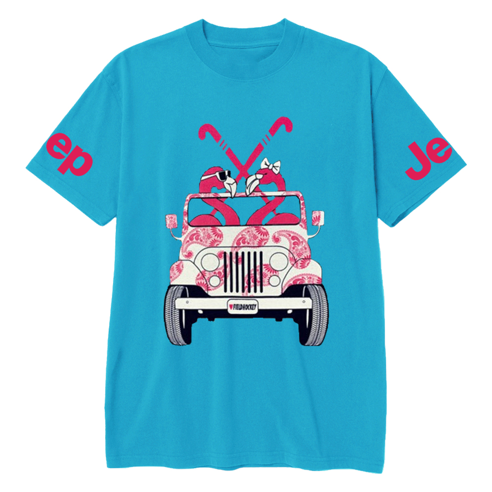 Lacrosse Car Flamingo Jp T-Shirt