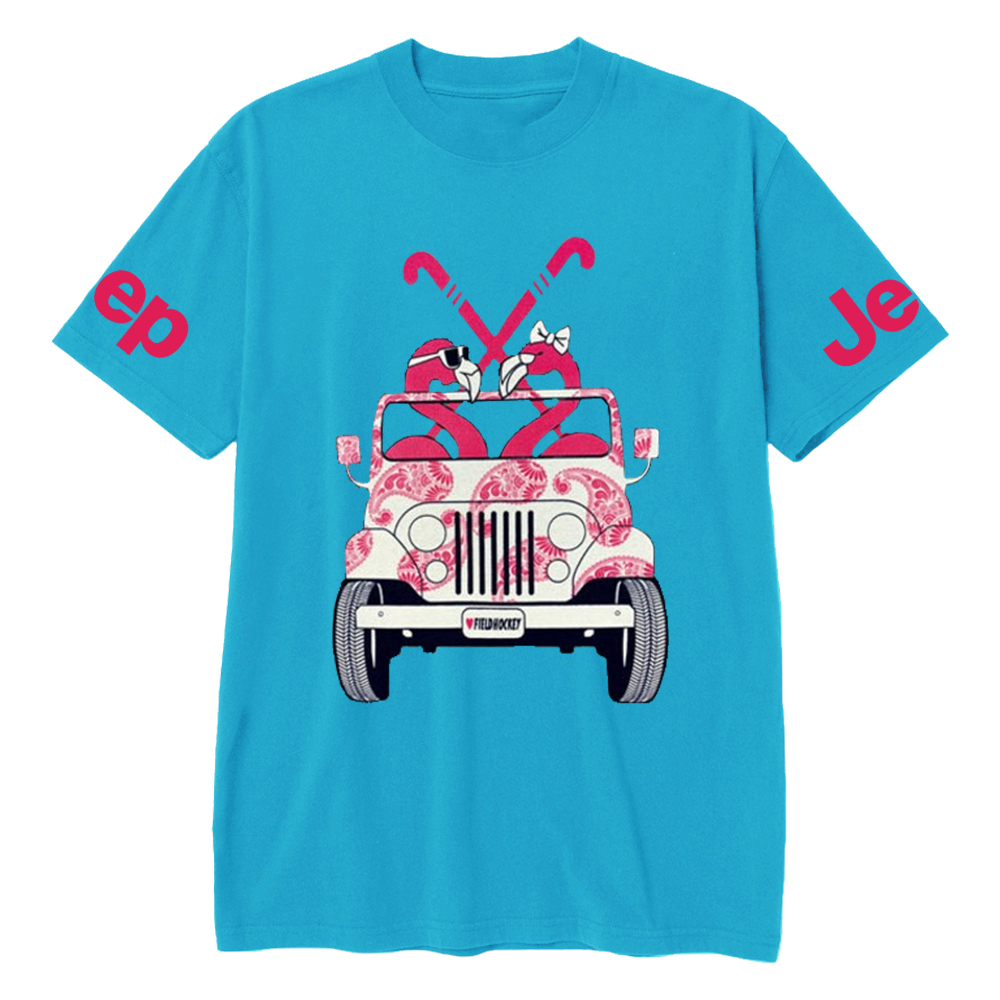 Lacrosse Car Flamingo Jp T-Shirt
