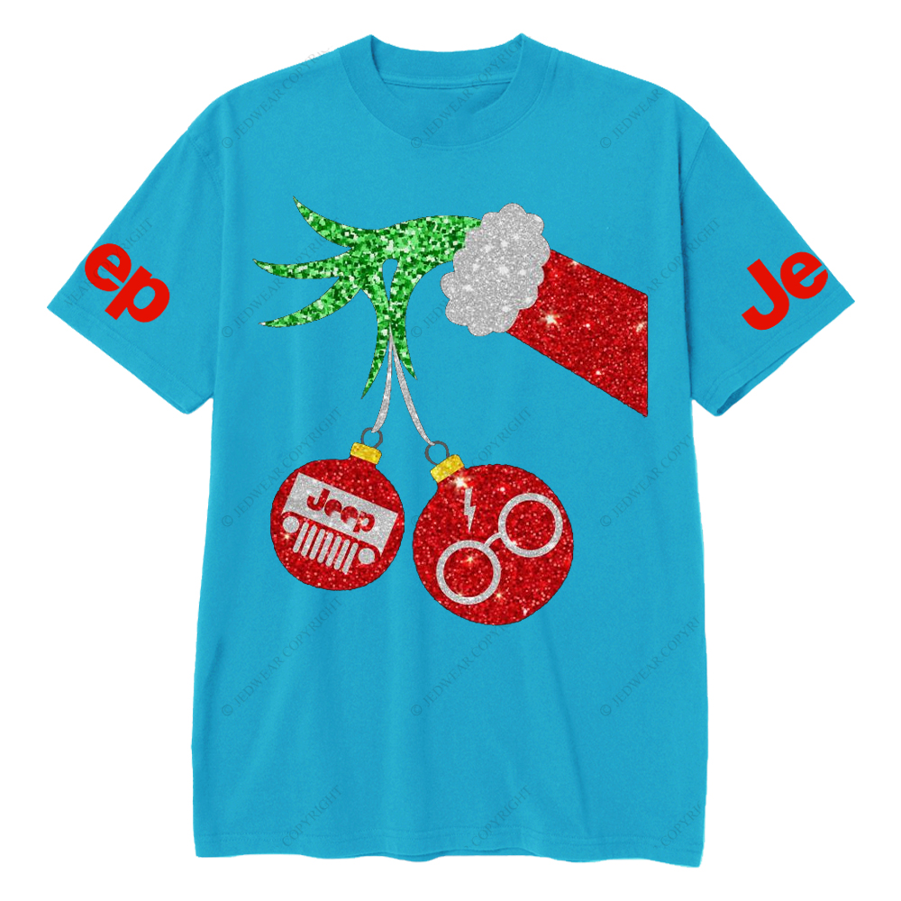 Hand Holding And Bling Merry Christmas Jp T-Shirt