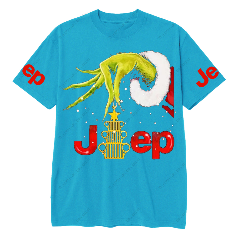  Santa Hug Pine Tree  Merry Christmas  Jp T-Shirt