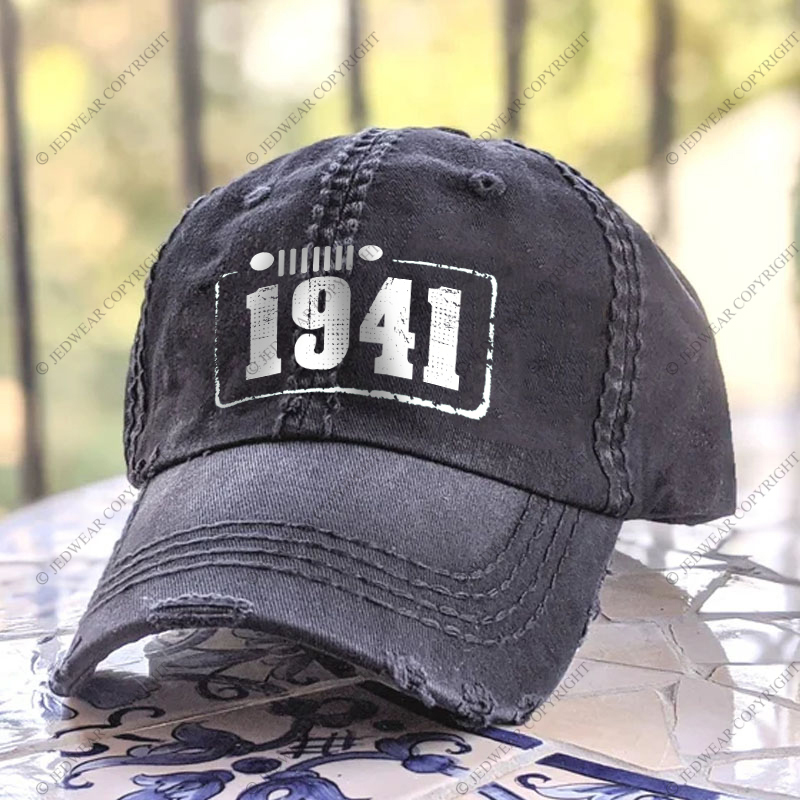 JP Created Times Since 1941 Vintage Style Jp Baseball Cap