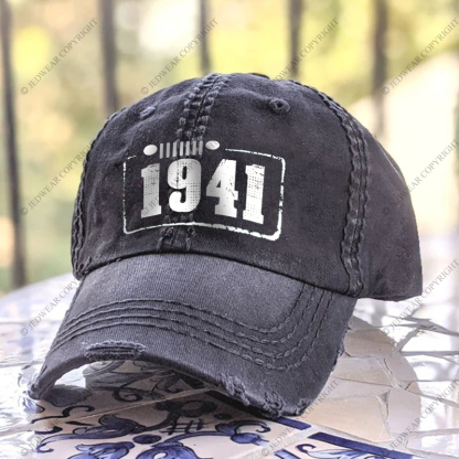 JP Created Times Since 1941 Vintage Style Jp Baseball Cap